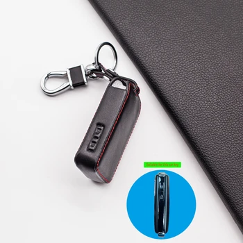 

Soft Texture Leather Car Key Cover Case For Mazda 3 Alexa 2019 2020 Sedan Hatchback 2/3/4 Buttons Smart Car Key Case Cap Holder