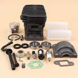 42.5mm cilindro pistão do motor pan base rolamento de esferas bomba óleo kit para stihl ms250 ms230 025 023 motosserra kit serviço do motor