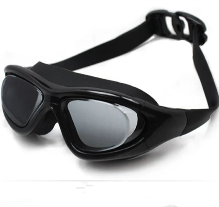 

Top Grade Boxed Waterproof Anti-fog Swimming Goggles Adult Swimming Big Box Silica Gel Goggles
