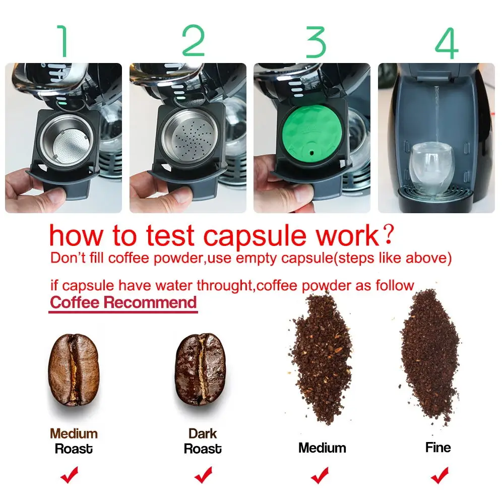 Icafilas dolcegusto многоразовые капсульные кофейные фильтры из нержавеющей стали стручки для Nescafe dolcegusto машина кофейная чашка с трамбовкой