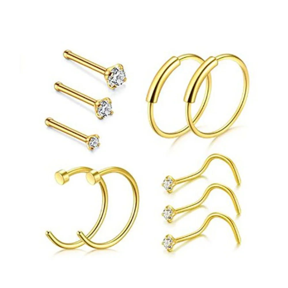 

Amazon Simple Human Puncture Set Stainless Steel Ornament Ear Stud Nose Stud Eyebrow Ring Wholesale Eaby Cool Ear Stud