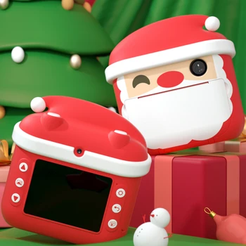 

Xmas Print Photo Camera Christmas Kids Printer Camera Mini Camera Printer Birthday New Year Gift