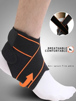 Enkel Ondersteuning Basketbal Volleybal Sport Gym Badminton Enkel Brace Protector Met Riem Riem Elastische
