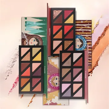 

12 Color Portable Fashion Eyeshadow Palette Glitter Matte Eyeshadow Palette Lasting Waterproof Eye Makeup Palette For Travel