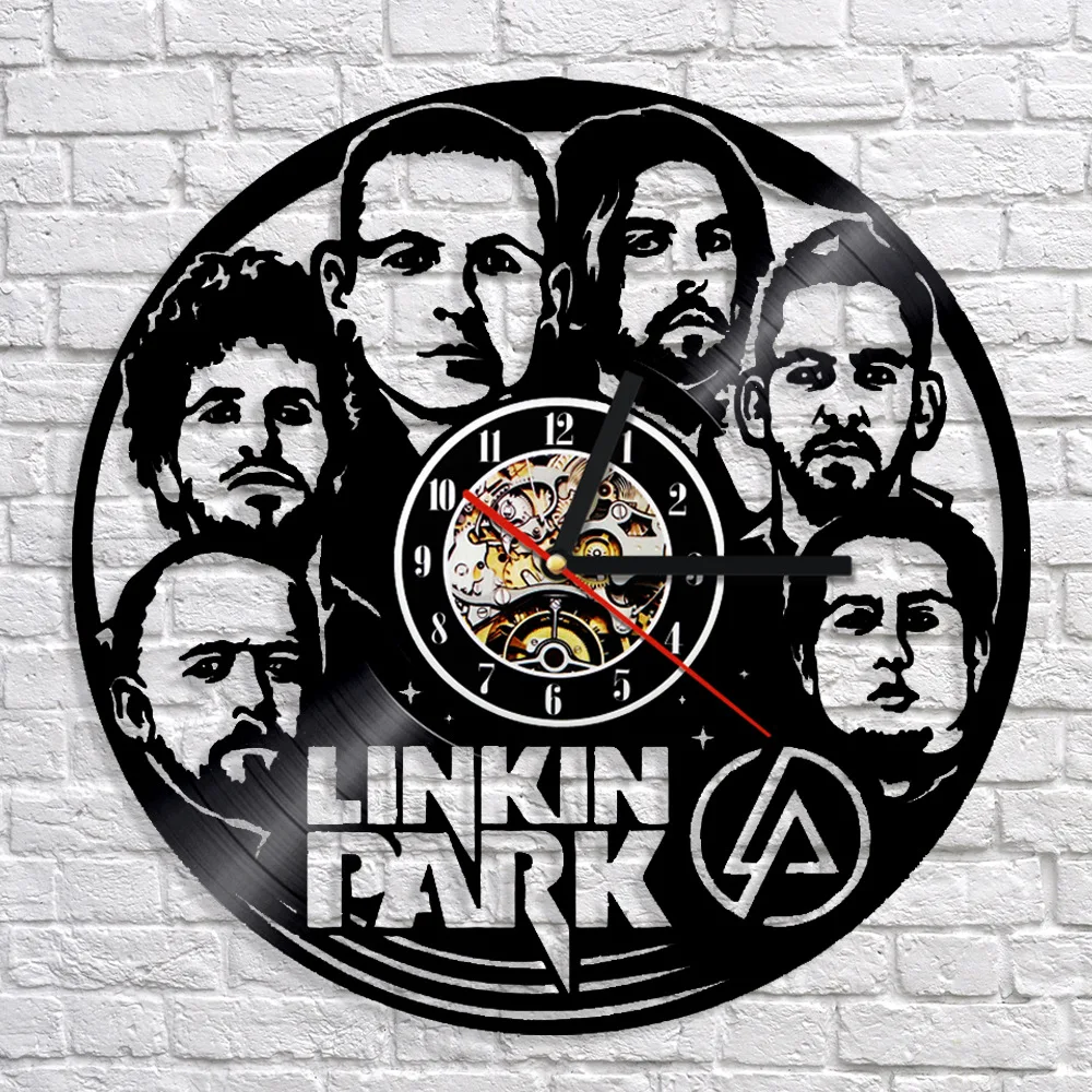Запись настенные часы Виниловые настенные часы креативные ретро ностальгические linin Park Linkin Park 2
