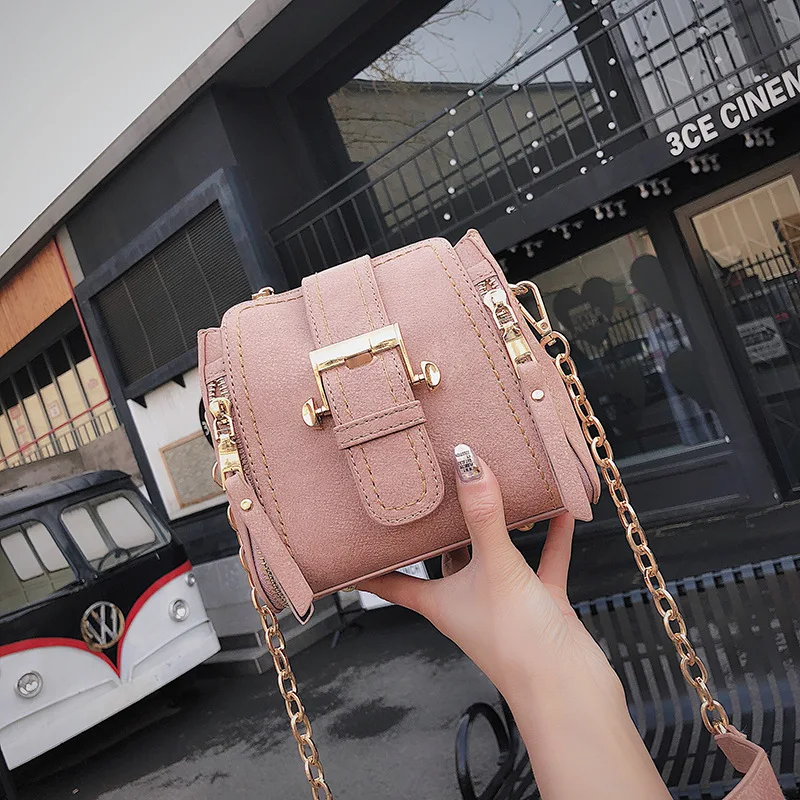 

2018 New Style Fashion Korean-style Leather Belt Pillow Bag Shoulder Diagonal Bag Summer Versatile