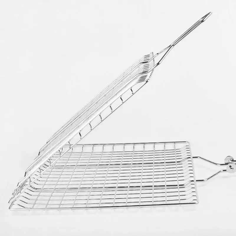 Portable BBQ Barbecue Grill Clip Folding Easy Clean for Home Picnic Camping