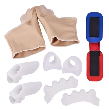 

new Soft Toes Protecting and Correcting Nine PCS of Universal Toe Separators Per Set Effective for Women Men Children