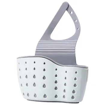 

Useful Suction Cup Kitchen Sponge Drain Holder PP rubber Toilet Soap Shelf Organizer Sponge Storage Rack Basket Wash Cloth Tools