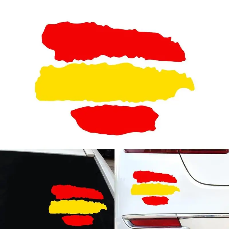 

1/5/10/15/20x Creative Spain Flag Stickers Waterproof Reflective Graphics Decals for Car Truck Bicycle Motorcycle Helmet Refrige