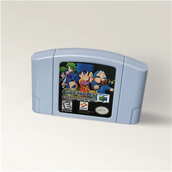 

Goemons Goemon's Great Adventure For 64 Bit Game Cartridge USA Version NTSC Format