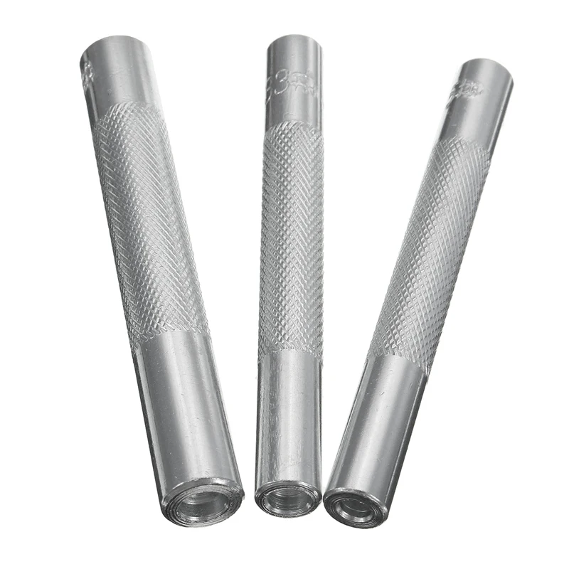 ELEG-12pcs набор инструментов для монтажа на кнопках с заклепками для кожаных поделок набор инструментов для ручного перфорации материал, аксессуары для поделок