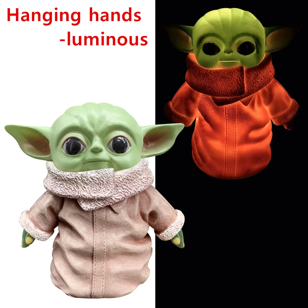 Super Cute Yoda Baby Cartoon Doll Children S Toy Mandalo Hand Made Car Decoration Popular Movie And Animal Peripheral Gifts Mascot Aliexpress