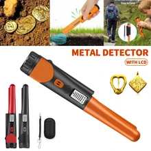 Détecteur de métaux à main 9V, lampe de poche LED, étanche, recherche d'or, bip sélectionnable, vibrateur, détecteur de métaux, recherche de pièces dans la barre, 1 pièce
