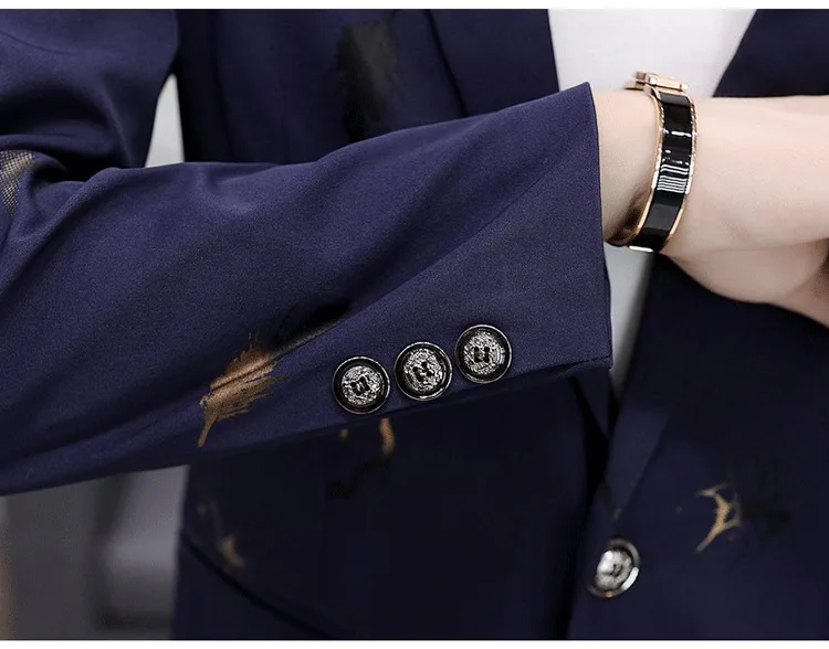 Roupa Masculina Estilosa Мужской Блейзер, пиджак, Блейзер, Masculino Americana Hombre, Блейзер, стильные блейзеры для мужчин, куртка с цветочным принтом