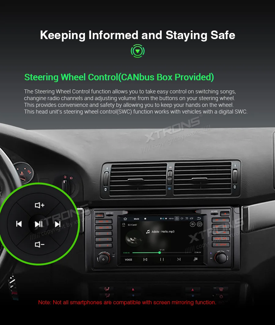 Perfect XTRONS Android 9.0 PX5 Octa Core Car Radio DVD Player GPS Navigation for BMW 7 Series E38 1994-2001 E39 1995-2003 M5 1999-2003 20