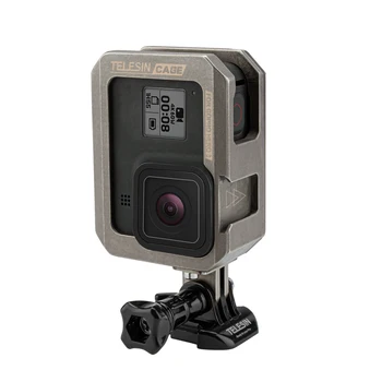 

Housing Frame Case Vlogging Frame with Microphone Cold Shoe Mount for GoPro Hero 8 Black Action Camera Accessories
