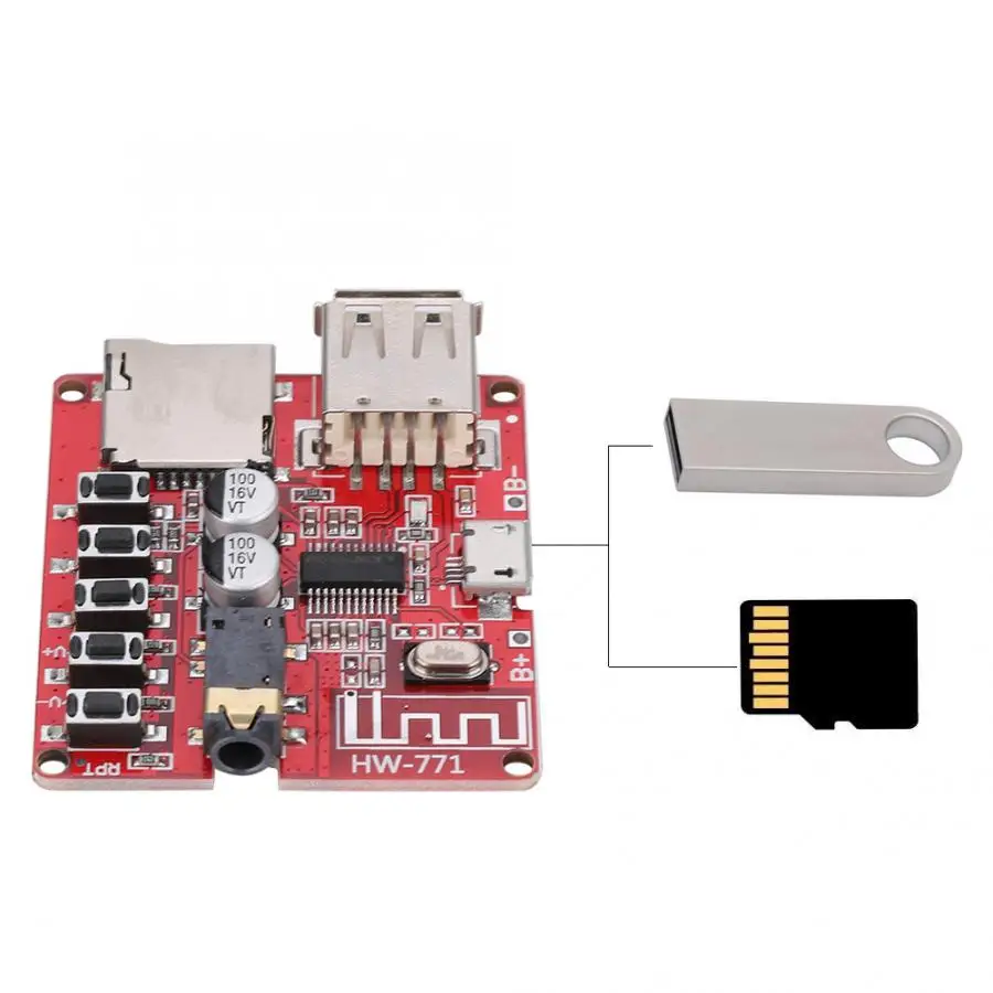 MP3 Bluetooth автомобильный динамик материнской платы плата декодер не допускающий потерь Плата усилителя плата предусилителя микрофон усилитель модуль