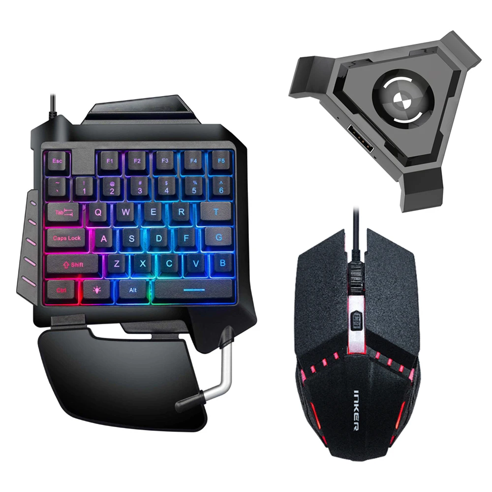 

Gamepad Pubg Mobile Bluetooth 4.1 Android PUBG Controller Mobile Controller Gaming Keyboard Mouse Converter For IOS iPad to PC