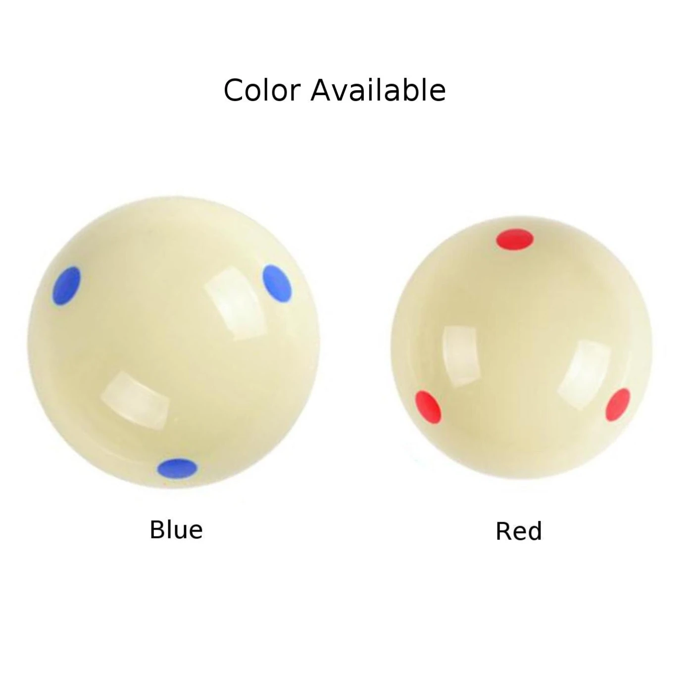 Billiard Ball 57.2MM 6 Dot-Spot Pool Practice Training Cue Ball 6 Oz-2 1/4" Indoor Entertainment Equipment