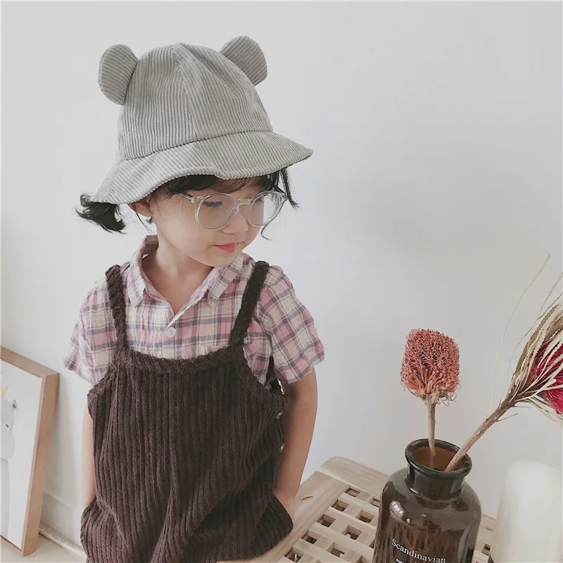 Женские Панамы в Корейском стиле Kawaii с ушками животных, подходят ко всему, на каждый день, облегающие Женские шляпы, милые Простые Модные женские шапки для студентов