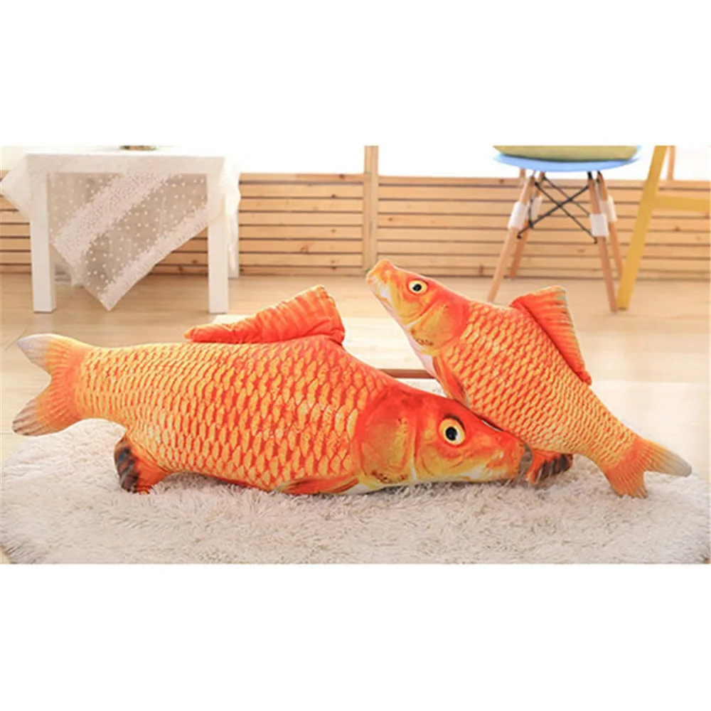 Pet мягкие плюшевые 3D рыбы Форма кошка игрушка интерактивные подарки Рыба игрушки для кошек Catnip мягкая подушка кукла моделирования рыбы играя игрушки для домашних животных - Цвет: 9