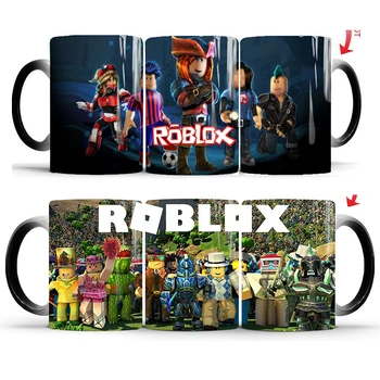 

2020 New Color Changing Mug Roblox Mug Lightsaber Heat Reveal Mug Color Change Coffee Cup Sensitive Ceramic Mug