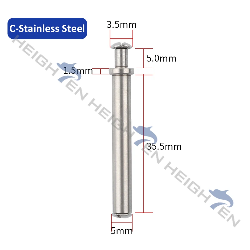 HEIGHTEN Fishing Reel Shaft Handle Knob DIY Tackle Fishing Rod Building for Shimano Spinning Baitcasting Reel Fishing Accessory