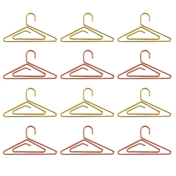 

2 Sets/24pcs Creative Clip Adorable Binder Clip Multifunctional Paper Clip Metal Paper Holder with Clip Storage Box for School O
