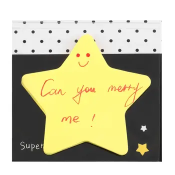 

Cute Memo With Cover Pad Bookmark Sticker Paste Sticky Notes Students Office-star