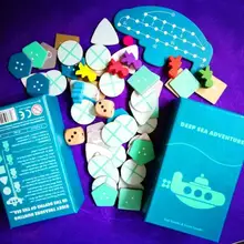 Plateau d'apprentissage précoce amusant pour 2 à 6 joueurs, jeu d'intelligence anglaise, aventure en mer profonde, cadeau de noël pour enfant, jouet de fête en famille