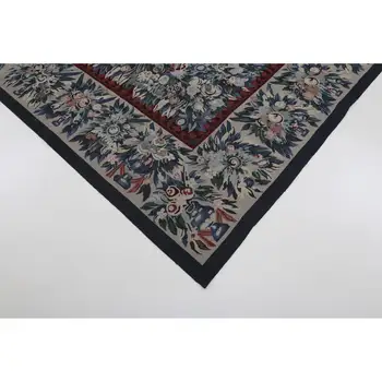 

363x446 Cm Beige Handmade Needlepoint Rugs Rug-12x15 Ft