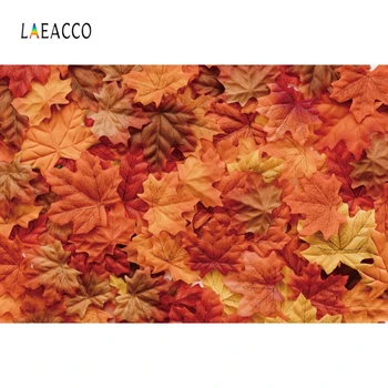 

Laeacco Maple Leaves Forest Autumn Portrait Photography Backdrops Photographic Backgrounds Baby Shower Newborn Child Photophone