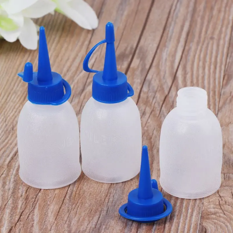 10Pcs Plastic Squeeze Bottle Small Squirt Jet Sauce Condiment Ketchup Mayo Oil kits