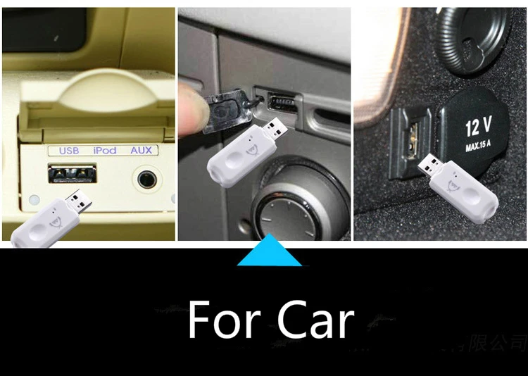 USB беспроводной Bluetooth аудио Музыка приемник Ключ адаптер мини стерео звук для автомобиля домашний динамик