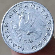 19 мм 1950-1989 Венгерская, настоящая коморативная монета, оригинальная коллекция
