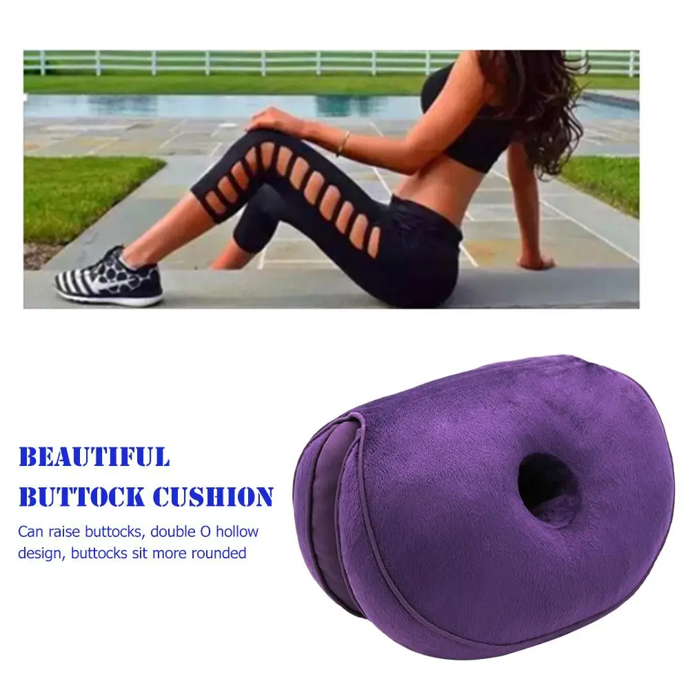 Dual Comfort Cushion Lift Hips Up Seat Cushion, Beautiful Buttocks Cushion  Orthopedic Posture Correction Cushion for Relief Sciatica Tailbone Hip Pain