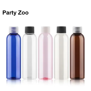 

500 x 200ml Common Screw Sealed Lid Cosmetic Lotion Bottle Colorful PET Storage Container