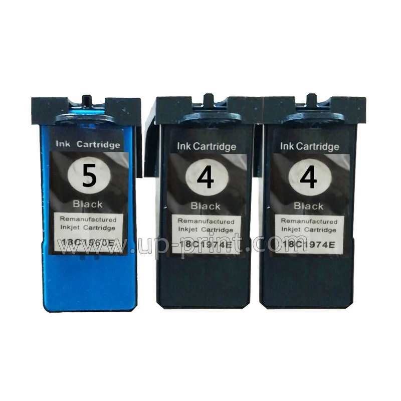 Картридж с чернилами для принтера Lexmark 4 5 Black Label и цветные чернильные картриджи для Lexmark X2690 X3690 X4690 X5690 X6690 Z2390 X2490 принтер - Цвет: 3pk