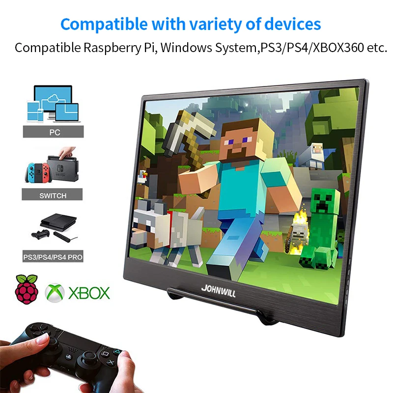 ޴  PC Ʈ ޴ PS4 ġ XBOX 1080p ӿ IPS ũ, 15.6 ġ 4K LCD HD CŸ ÷