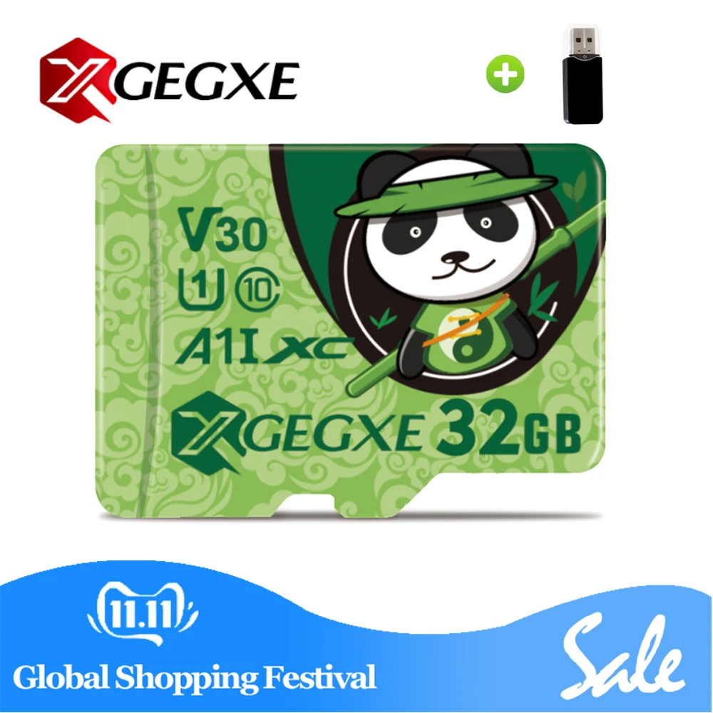 XGEGXE, модная карта памяти Micro SD C10, 8 ГБ, 16 ГБ, 32 ГБ, 64 ГБ, 128 ГБ, TF карта, флеш-накопитель для Android