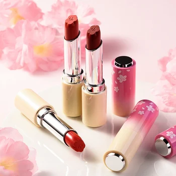 

Easy To Color 2pcs Velvet Lipstick Set Long Lasting Waterproof Non-stick Cup Colorfast Matte Shimmer Lipstick Kit