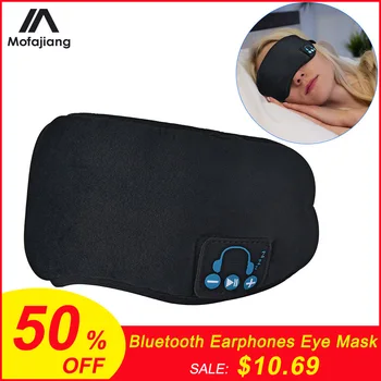 

Wireless bluetooth Earphones Eye Mask bluetooth 5.0 Stereo Music Sleep Headset Travel Eye Shades with Built-in Speakers Mic