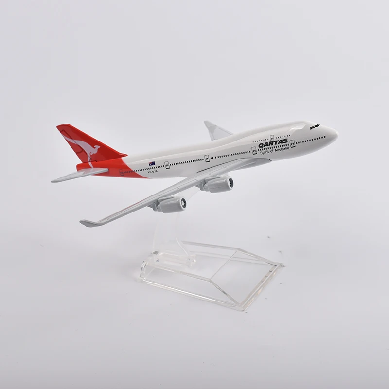 Aeronave de Metal Coleção de Presente Tutu de 16cm Balança de 747 Avião Modelo Jason Qantas Fundido 6 Avião modelo jason tutu de 16cm qantas,
