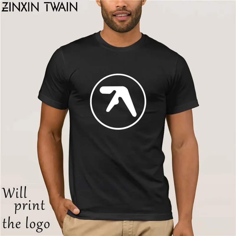 Fashion New Mens Aphex Twin T Shirt Popular Brand Tshirts Printed O Neck Music Short Sleeve Top Tees Size XS-XXL | Мужская одежда