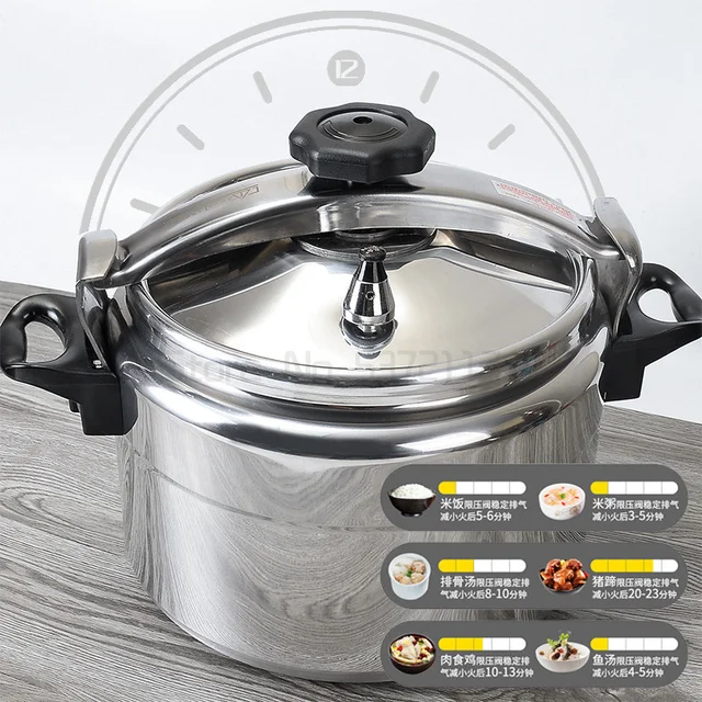 Kereskedelmi Nyomásfőző Konyhai Szakács Nagy Kapacitású Alumínium Pörkölt Edény - Image 3