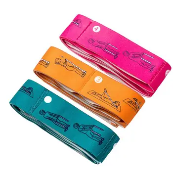 

Resistance Bands Yoga Stretch Belt fitness Crossfit Exercise Expander Pilates Yoga Resibands Fitness Gum Gym Workout Equipment