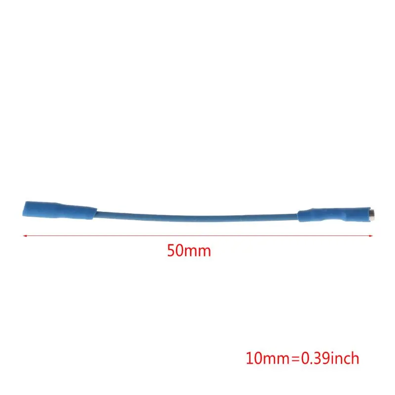 

4PCS Universal Silver Leads Wires Header Wire Cable 50mm for 1.2-1.3mm Pins Turntable Phono Headshell Tonearm