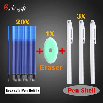 

24PCS Erasable Pen Refill Magic Gel Pen Set Ink Refills Stationery Gel-Ink Erasable Pens For School Office supplies