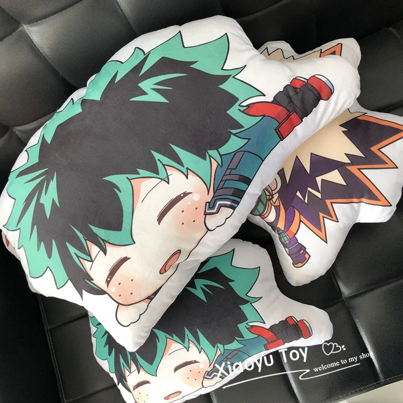 1 шт. 35 см 45 милые с героями из мультфильма «Мой герой Академии Bakugou Katsuki Todoroki шото мидория изуку укрепить плюшевые Boku Академия подушка